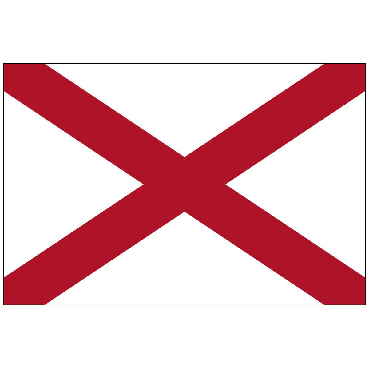 Alabama State Outdoor Flag - Poly-Max