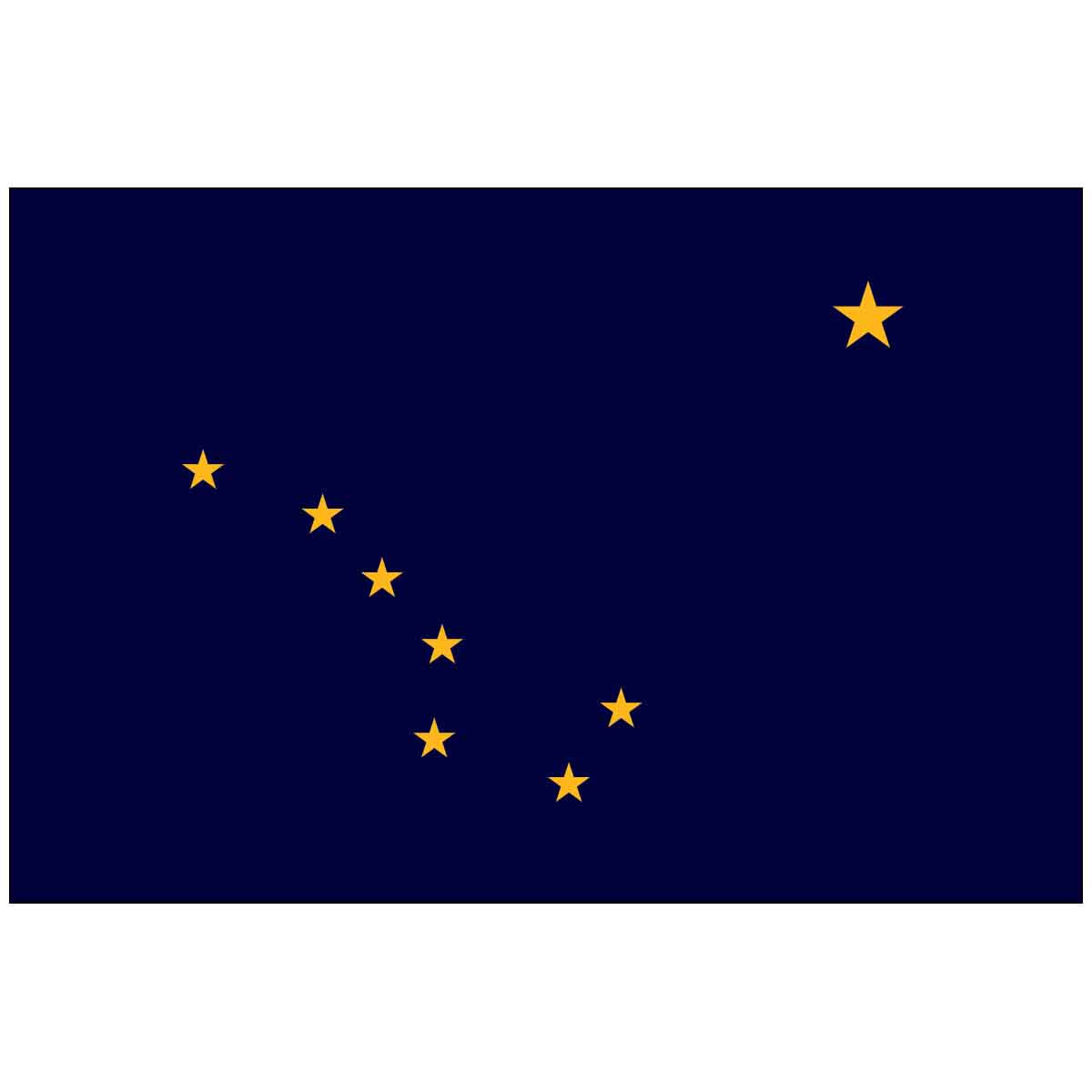 Alaska State Outdoor Flag - Poly-Max