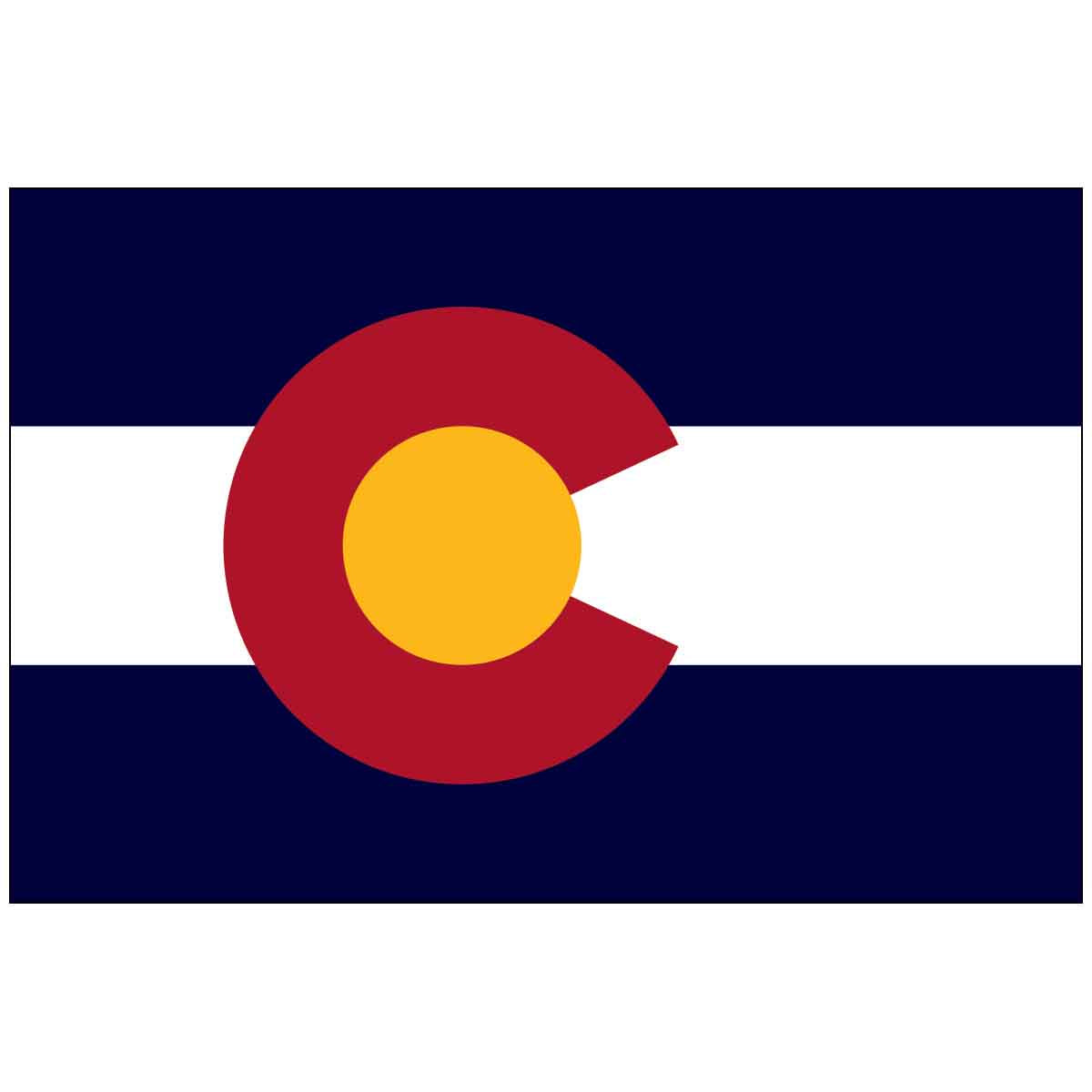 Colorado State Outdoor Flag - Poly-Max