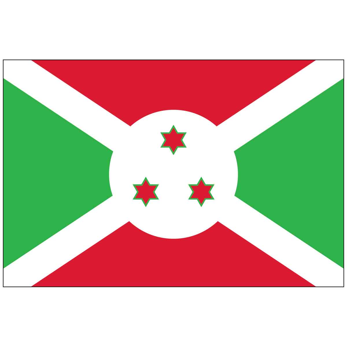 Burundi (UN) World Flag