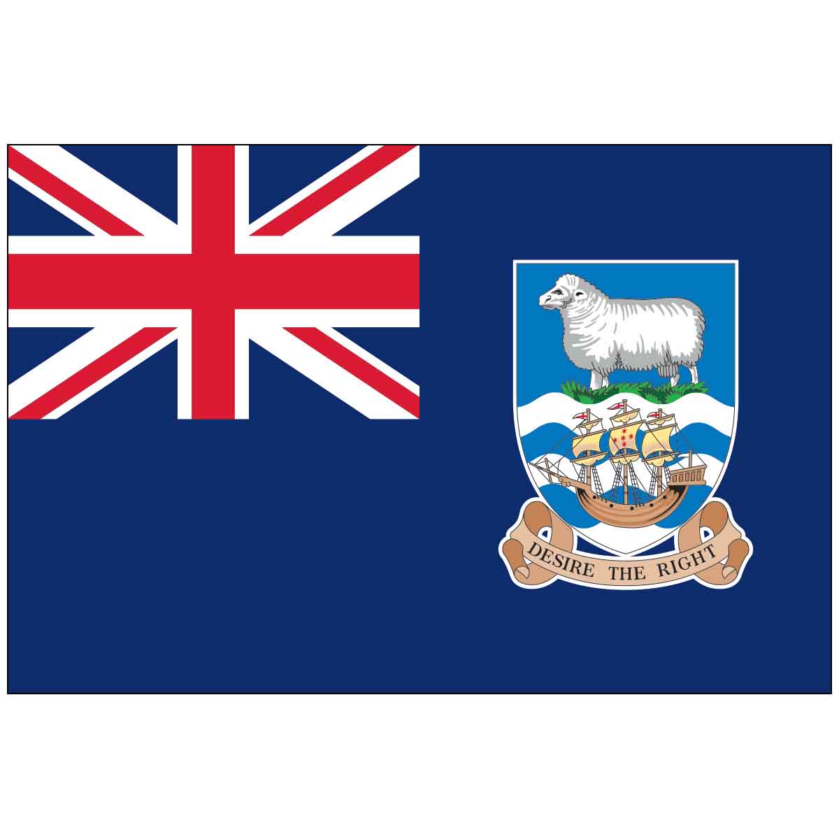 Falkland Islands World Flag