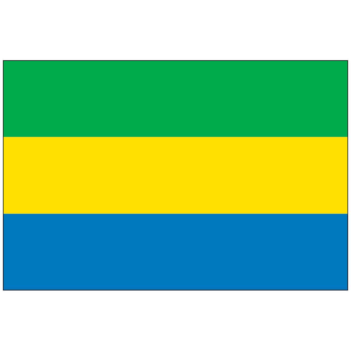 Gabon (UN) World Flag