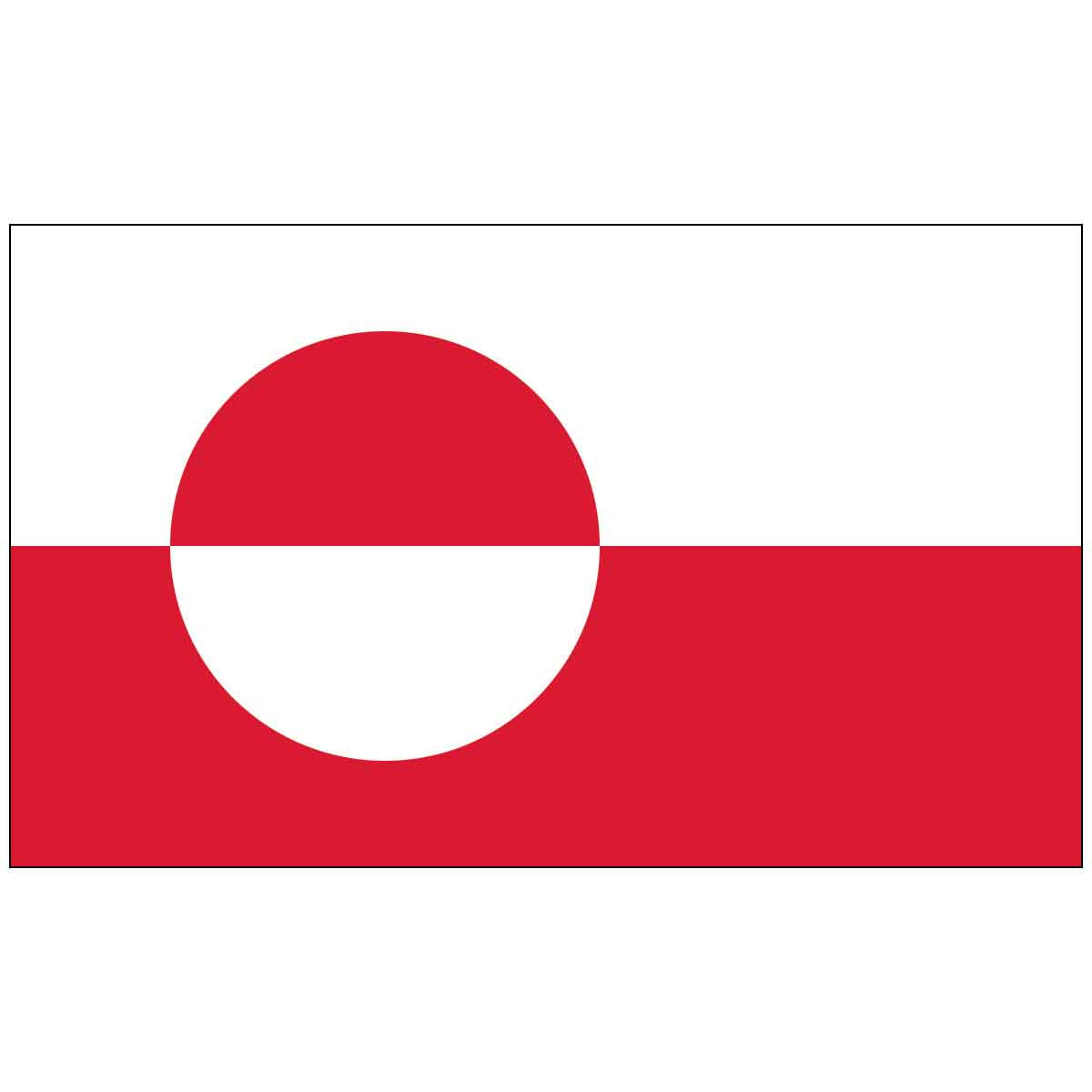 3' x 5' Greenland World Flag