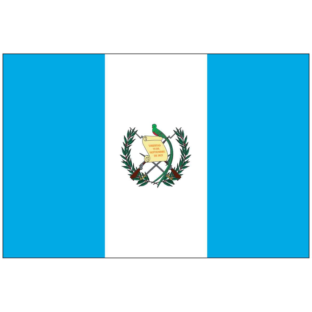 3' x 5' Guatemala w/ Seal (UN/OAS) World Flag