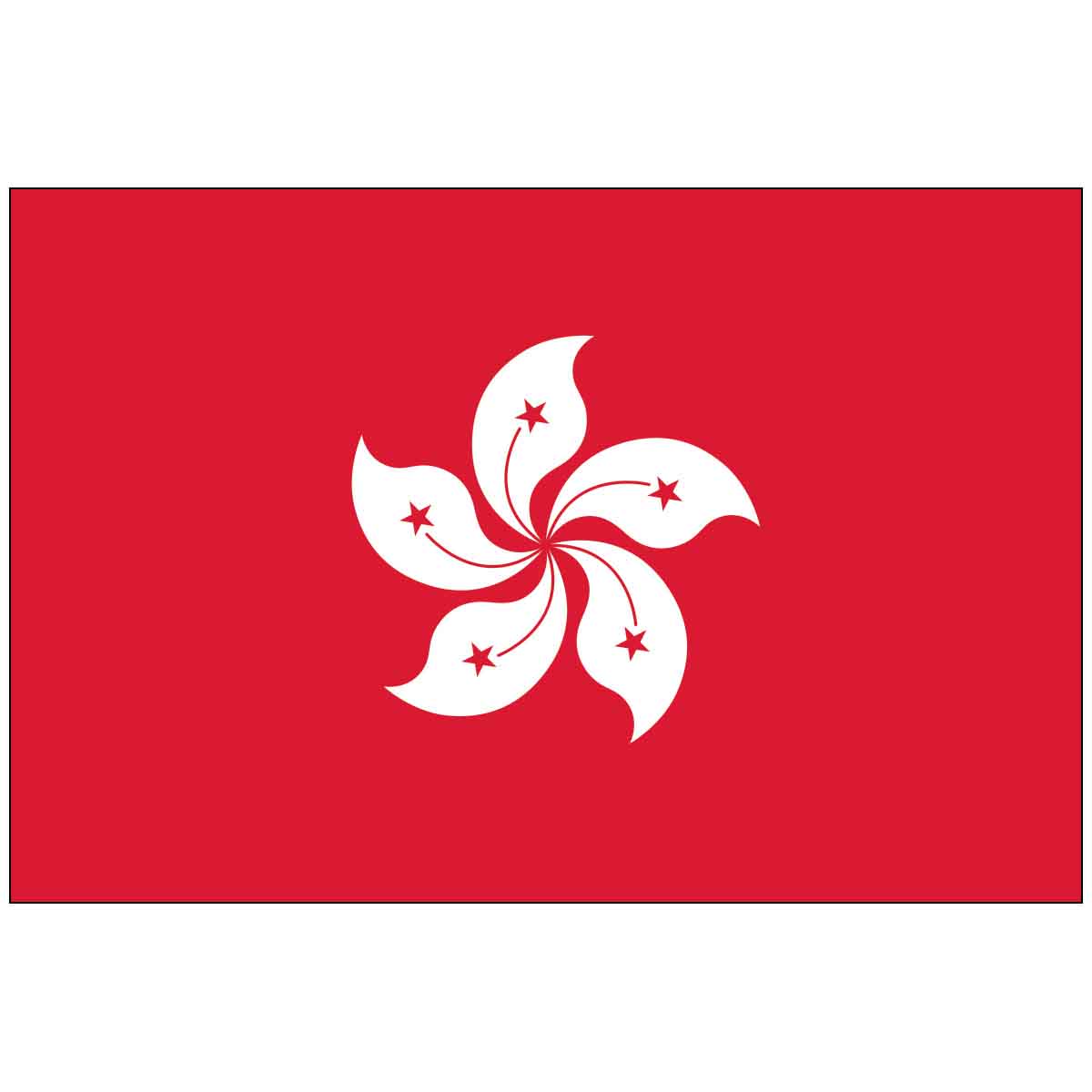 Hong Kong World Flag