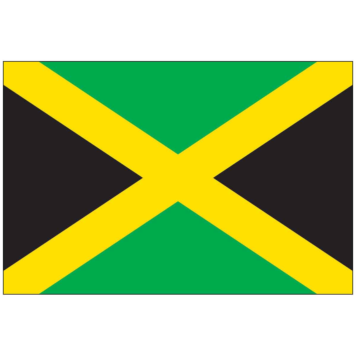 Jamaica (UN/OAS) World Flag