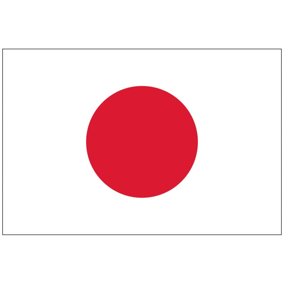3' x 5' Japan (UN) World Flag
