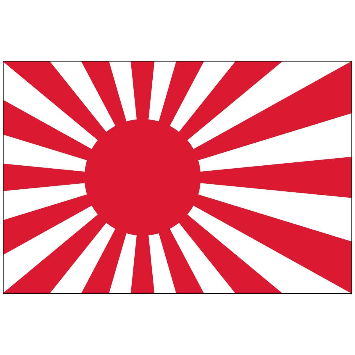 Japanese Ensign World Flag