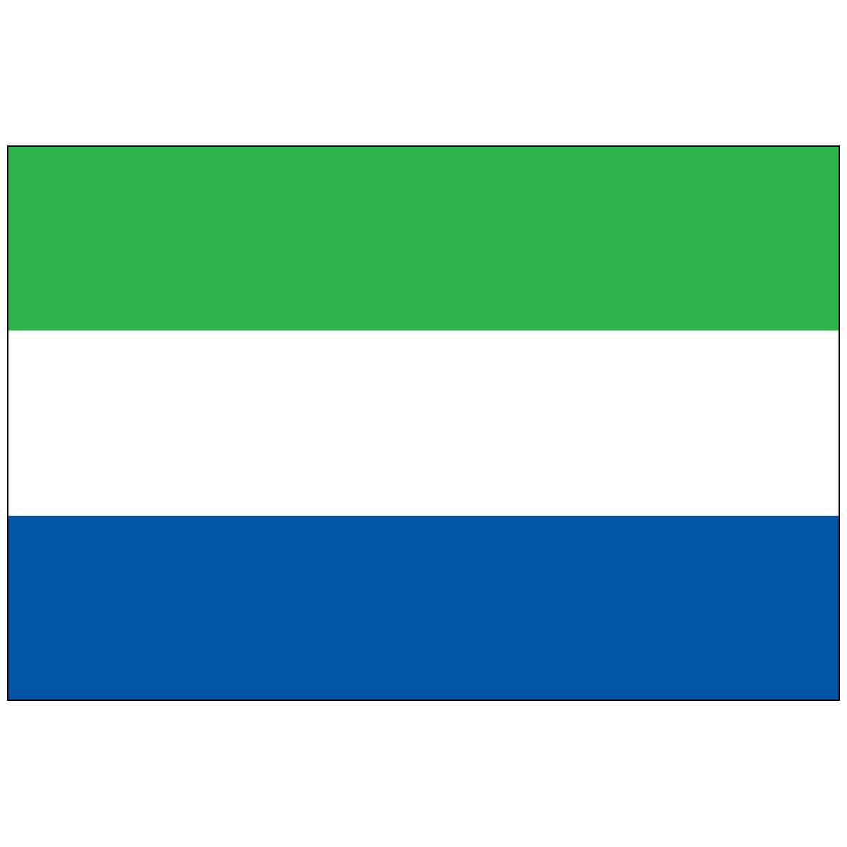 Sierra Leone (UN) World Flag