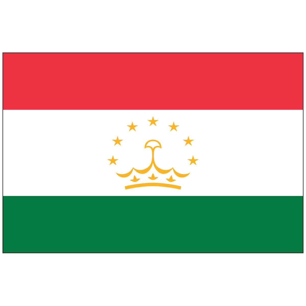 Tajikistan (UN) World Flag
