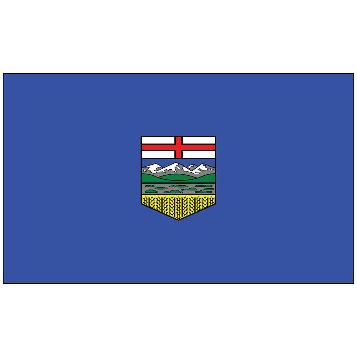 3' x 5' Alberta Nylon Outdoor Canadian Flag