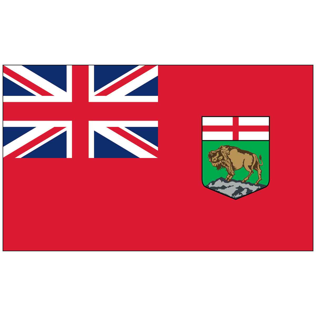 3' x 5' Manitoba Nylon Outdoor Canadian Flag