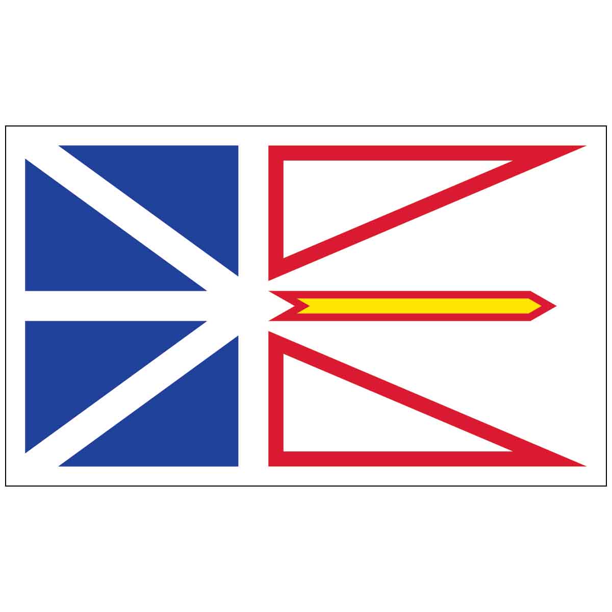 3' x 5' Newfoundland Nylon Outdoor Canadian Flag