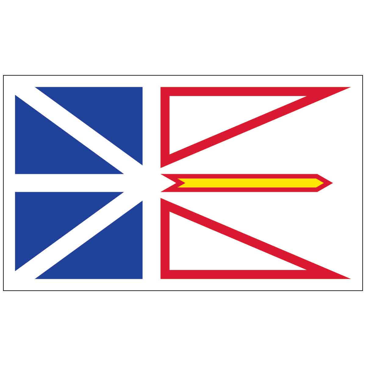 3' x 5' Newfoundland Nylon Outdoor Canadian Flag