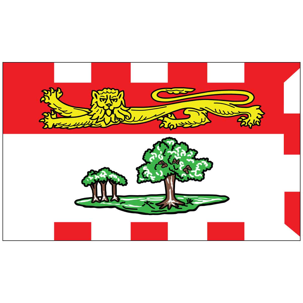 3' x 5' Prince Edward Island Nylon Outdoor Canadian Flag