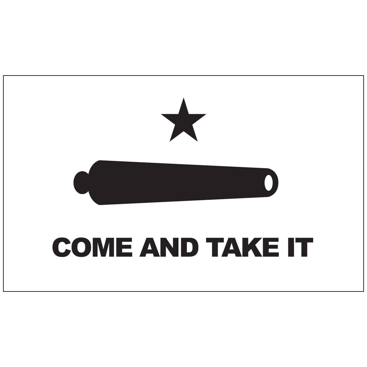 Come & Take It Outdoor Nylon Flag