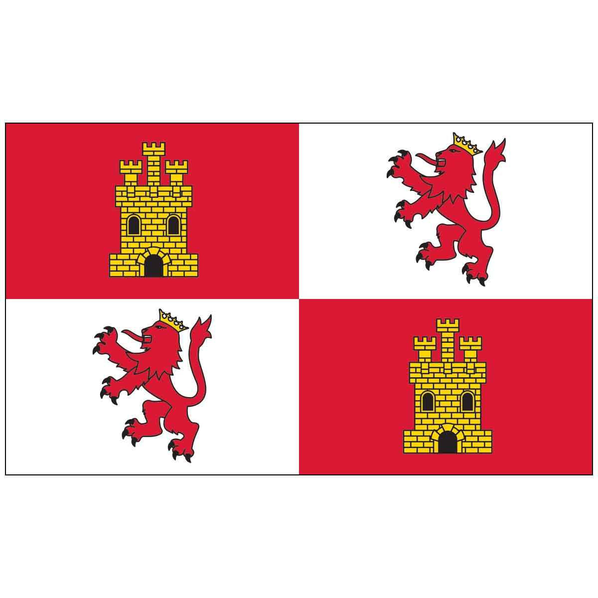 Royal Standard of Spain Outdoor Flag