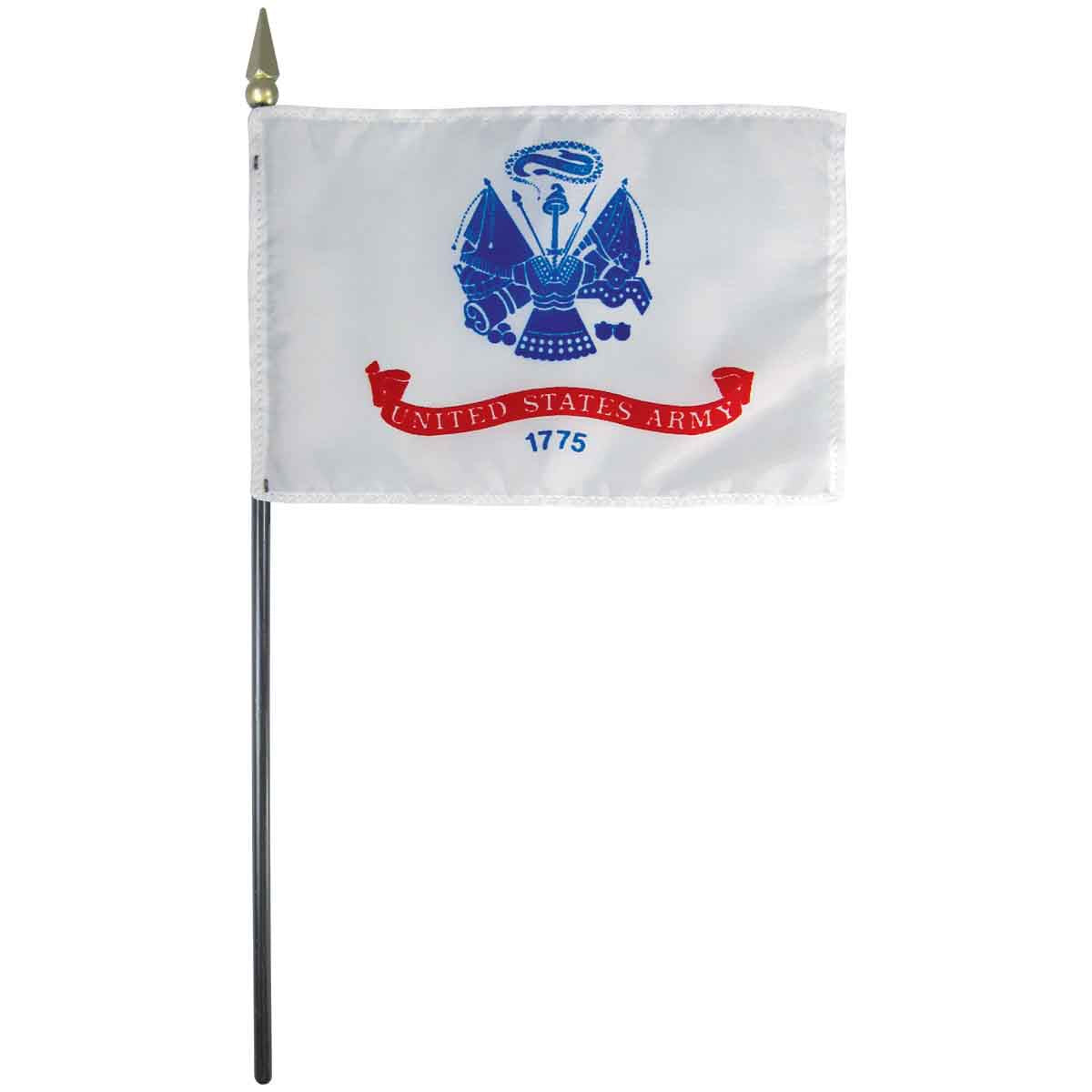 4" x 6" Mounted Army Flag