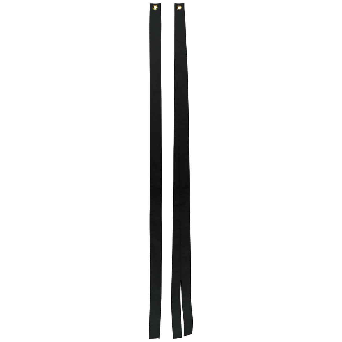 Black Nylon Mourning Streamers