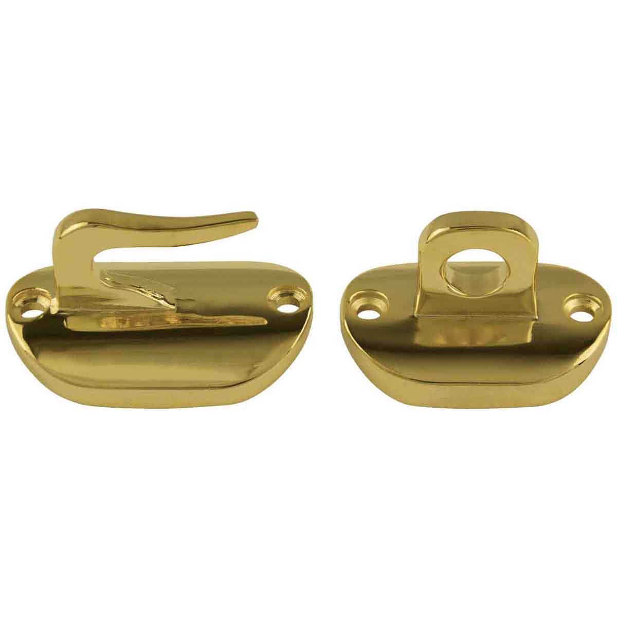 Brass hook and eye