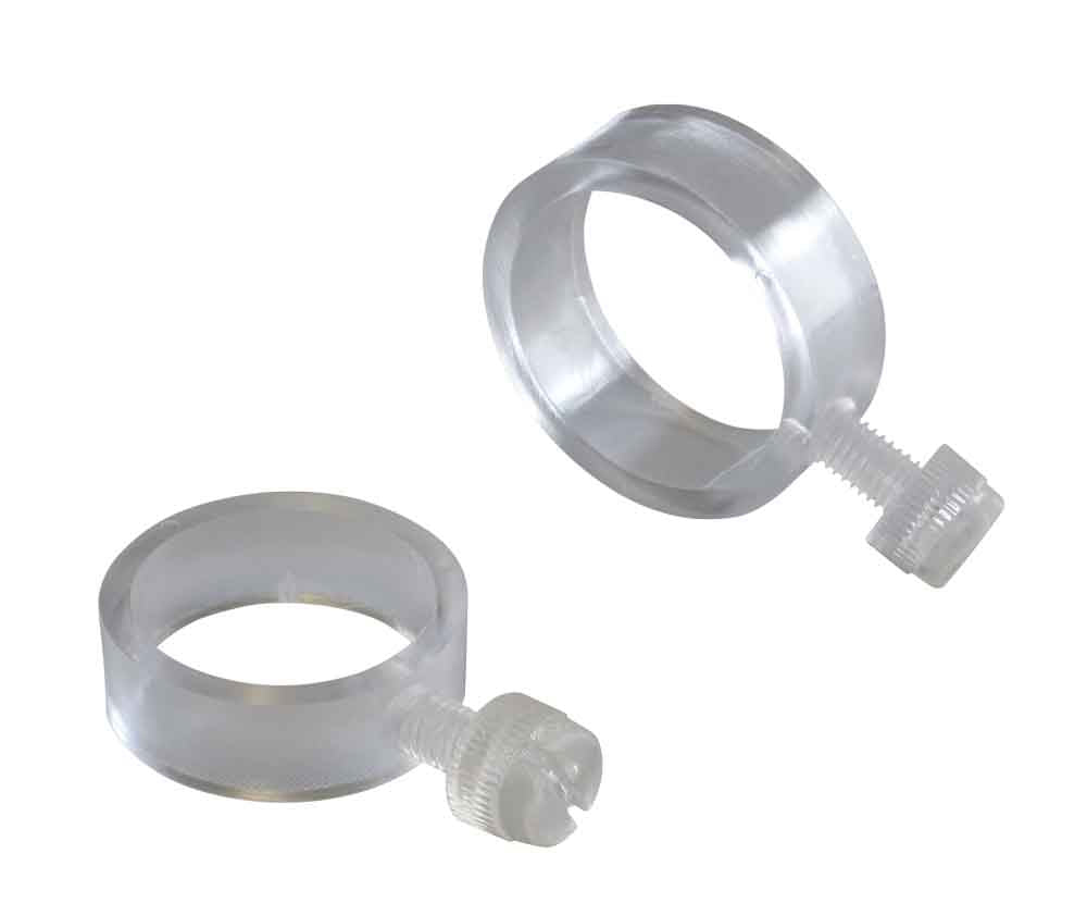 Clear Plastic EZ Mount Flag Rings