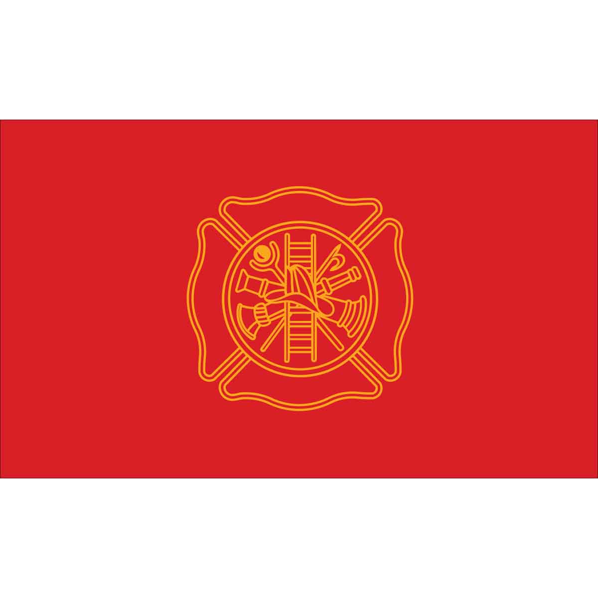 3' 5' Outdoor Firefighters Nylon Flag