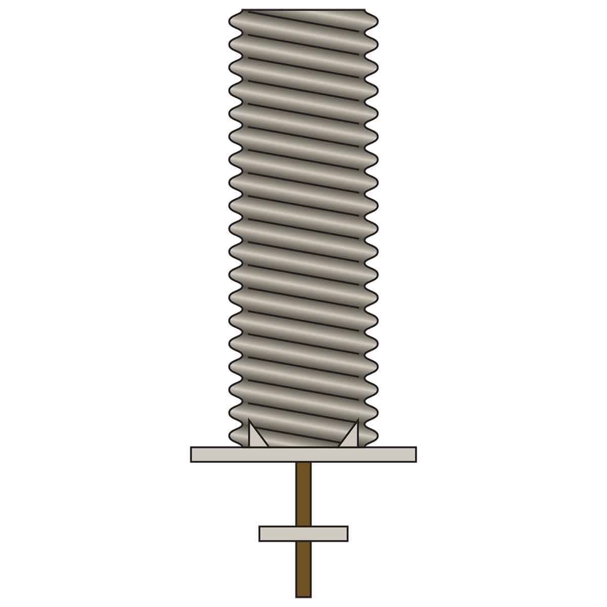 Galvanized Steel Foundation Sleeves w/Base Plate, Support Plate, Grounding Spike & Steel Centering Structure