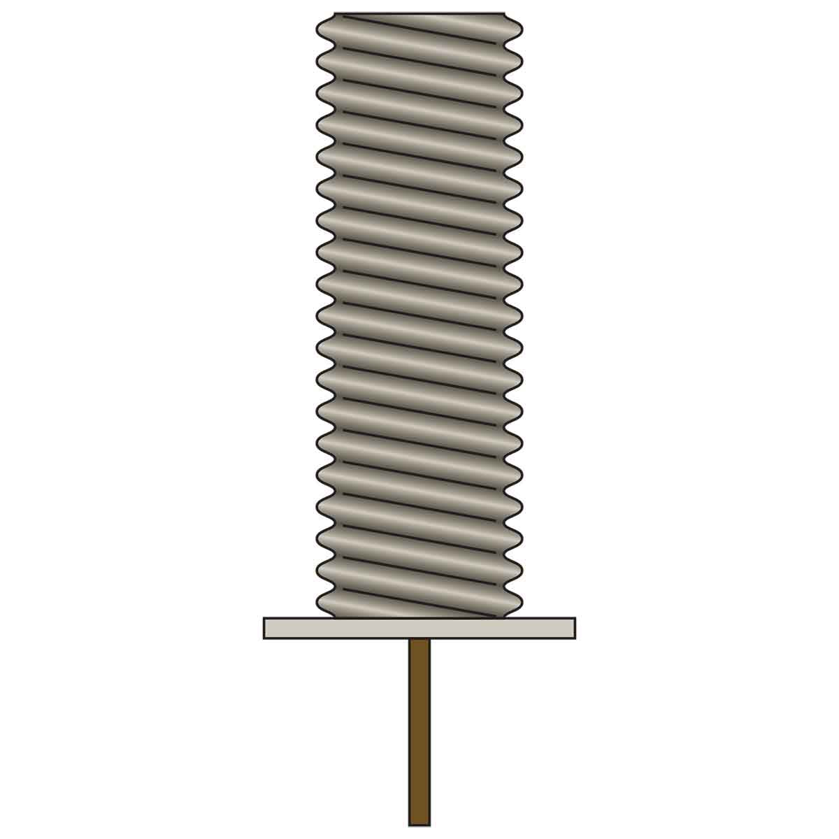 Galvanized Steel Foundation Sleeves w/Base Plate & Ground Spike
