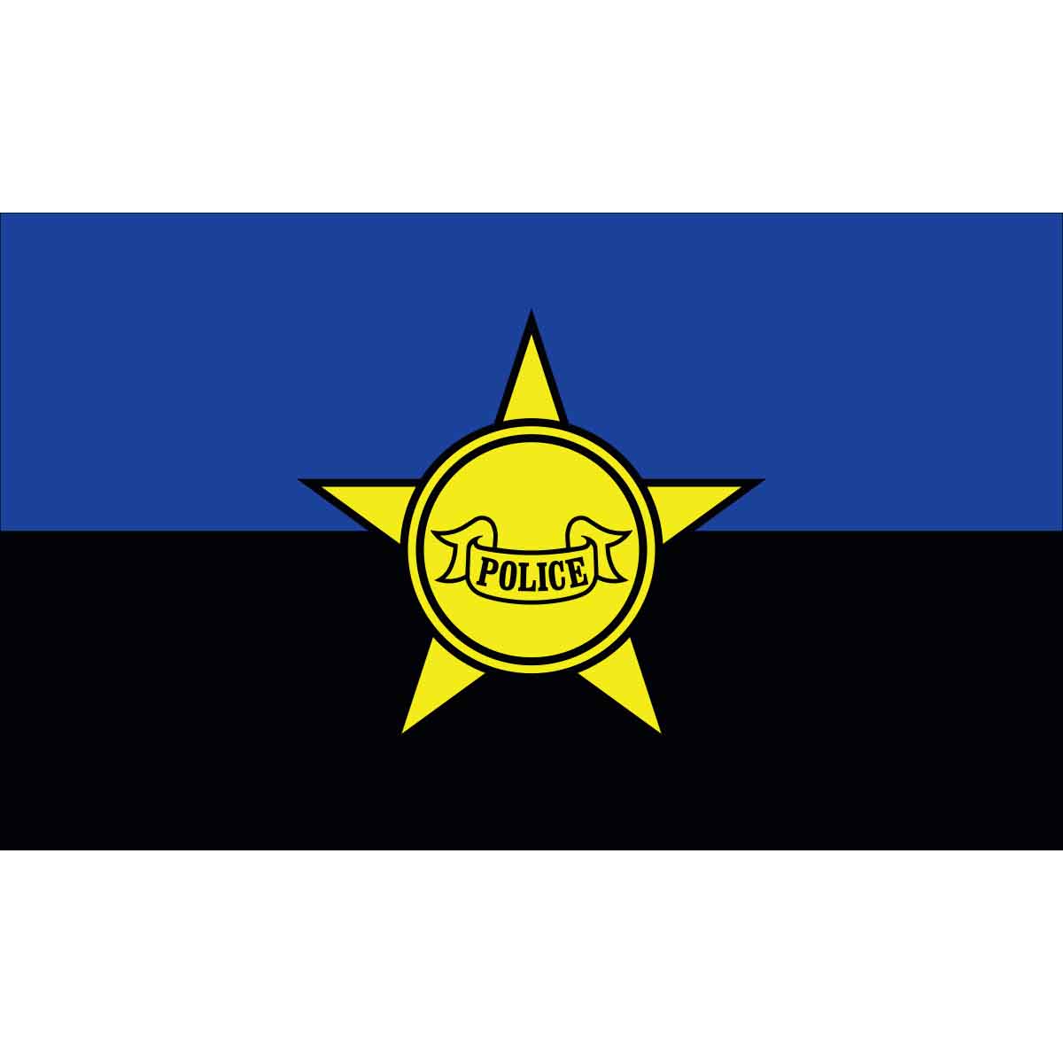 3' x 5' Outdoor Police Remembrance Nylon Flag