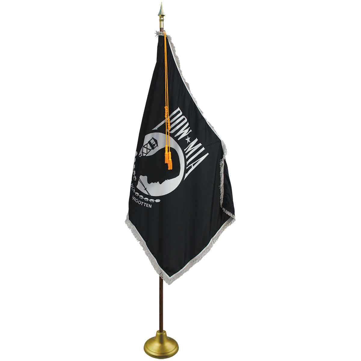 3' x 5' Nylon Armed Forces Indoor/Parade Flags with Pole Hem and Fringe