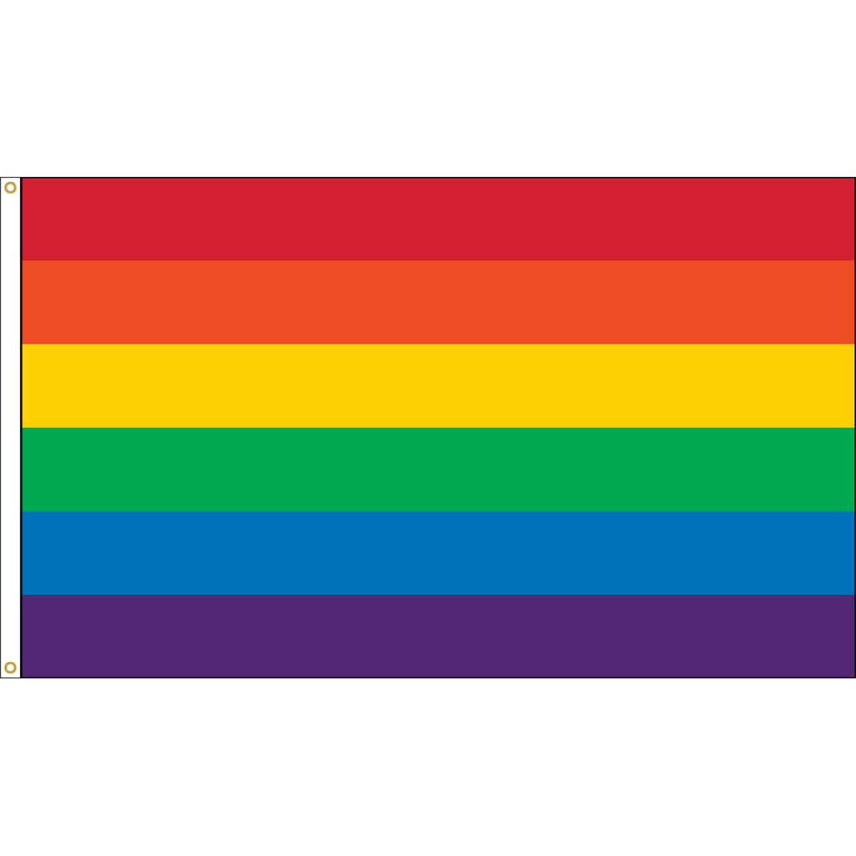 Rainbow Nylon Outdoor Flags