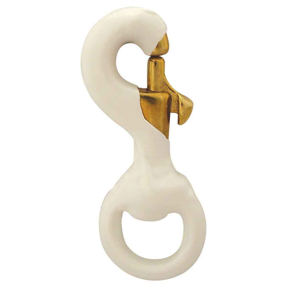 Rubber Coated Brass Swivel Snaps