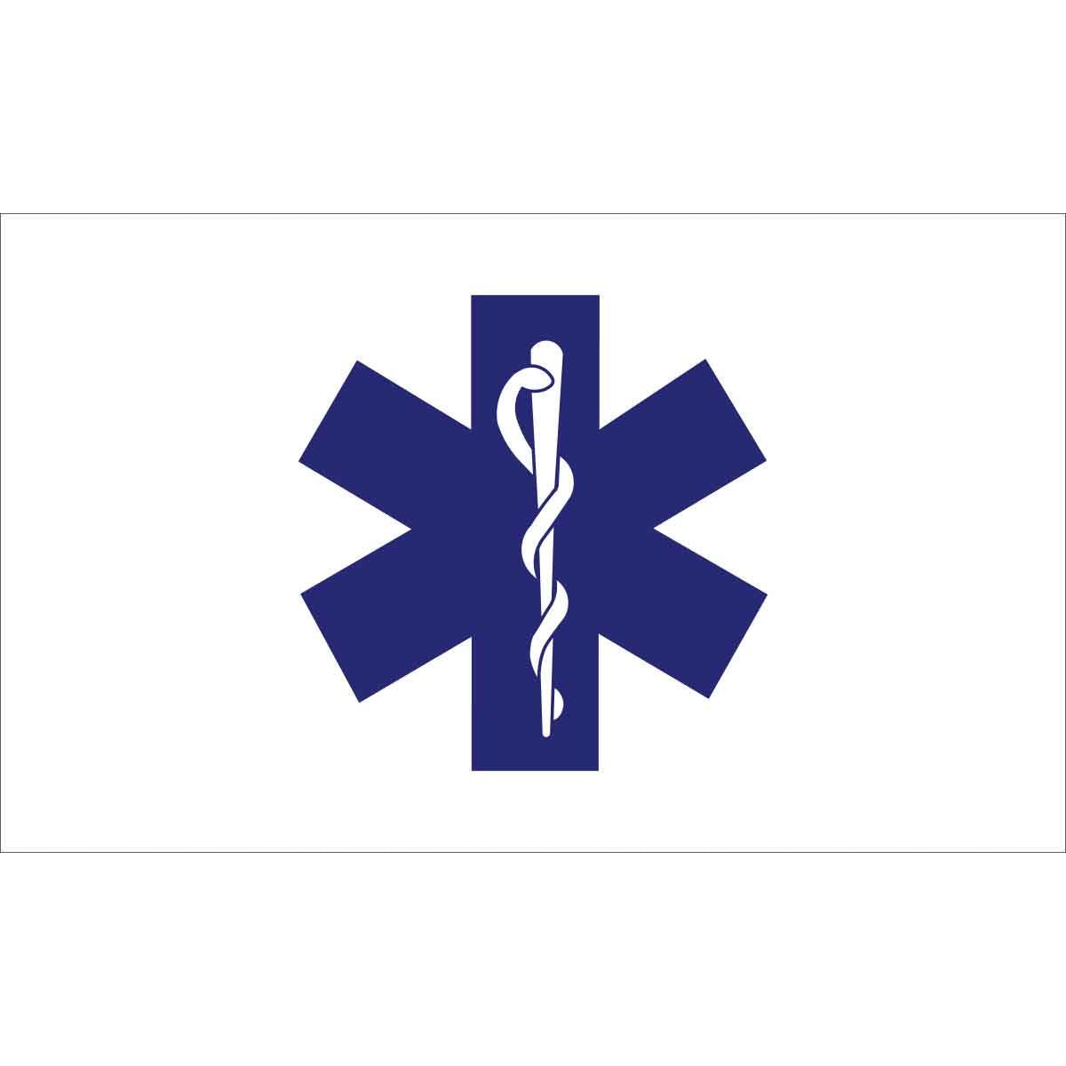 3' x 5' Outdoor Star of Life Nylon Flag