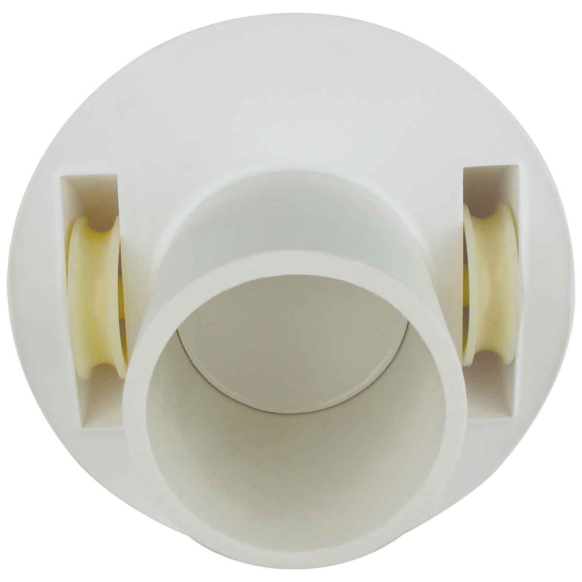 Fiberglass External Halyard Truck- Double Pulley -2 Series