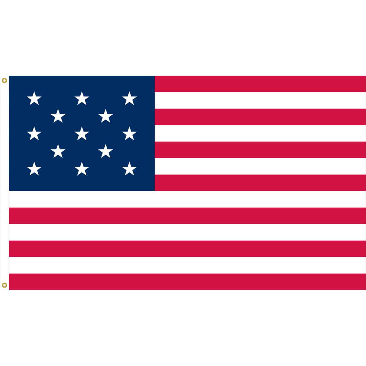 Evolution of Old Glory -13 Stars