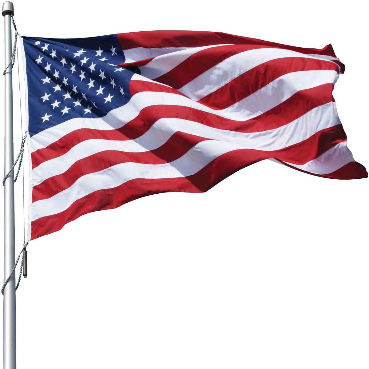 flying American Flag - polyester