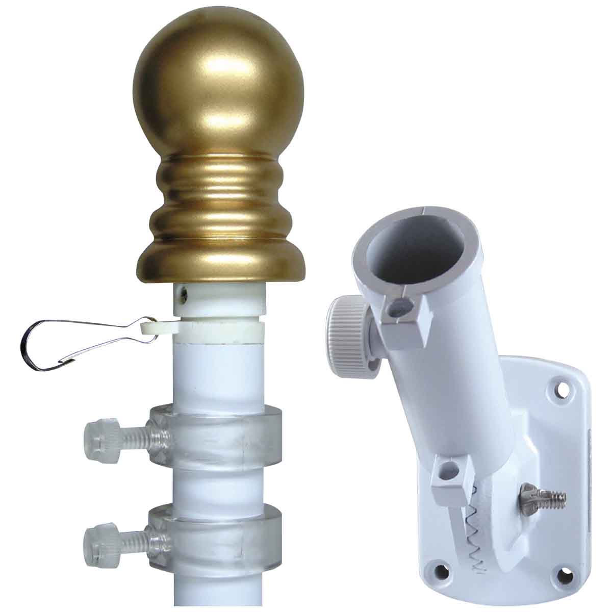 U.S. Spinning Pole Flag Sets