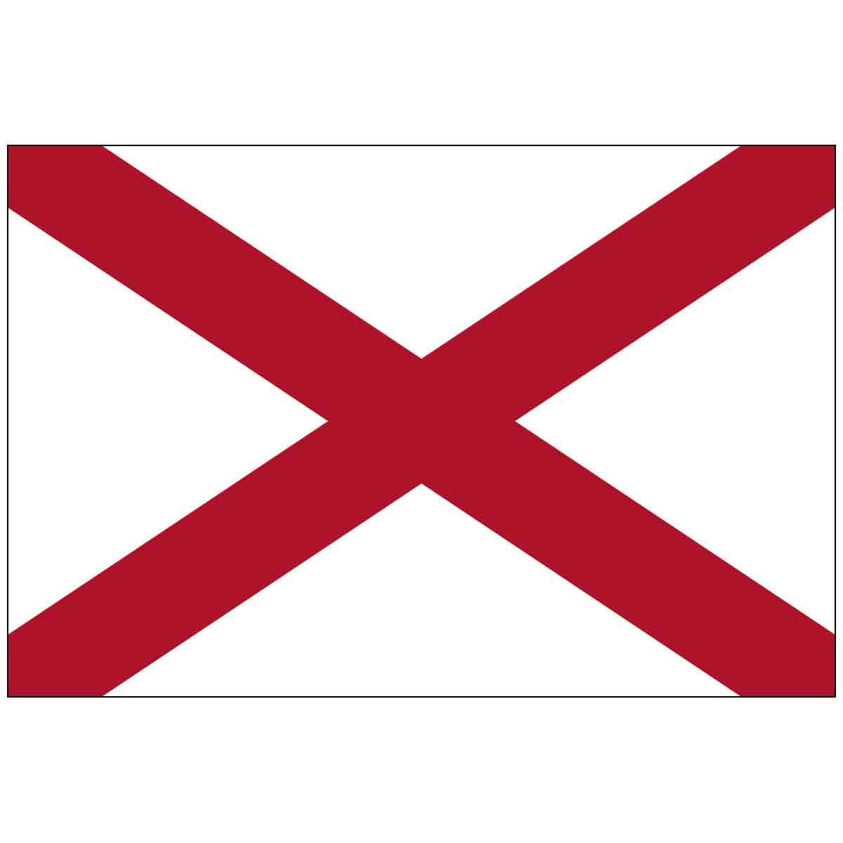 Alabama State Outdoor Flag - Poly-Max