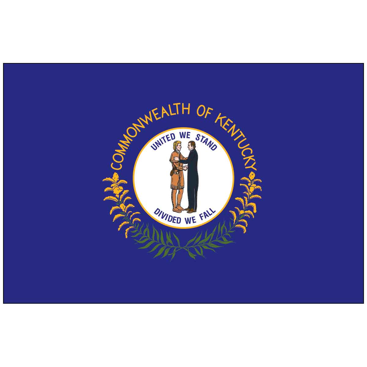 Kentucky State Outdoor Flag - Poly-Max