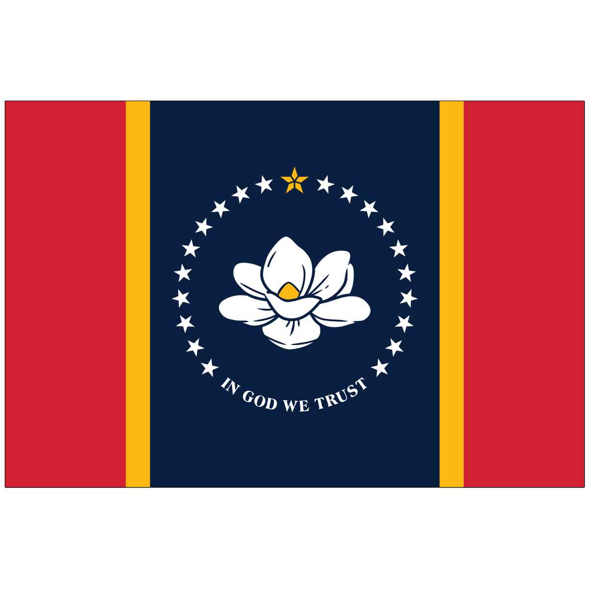 Mississippi State Nylon Outdoor Flag