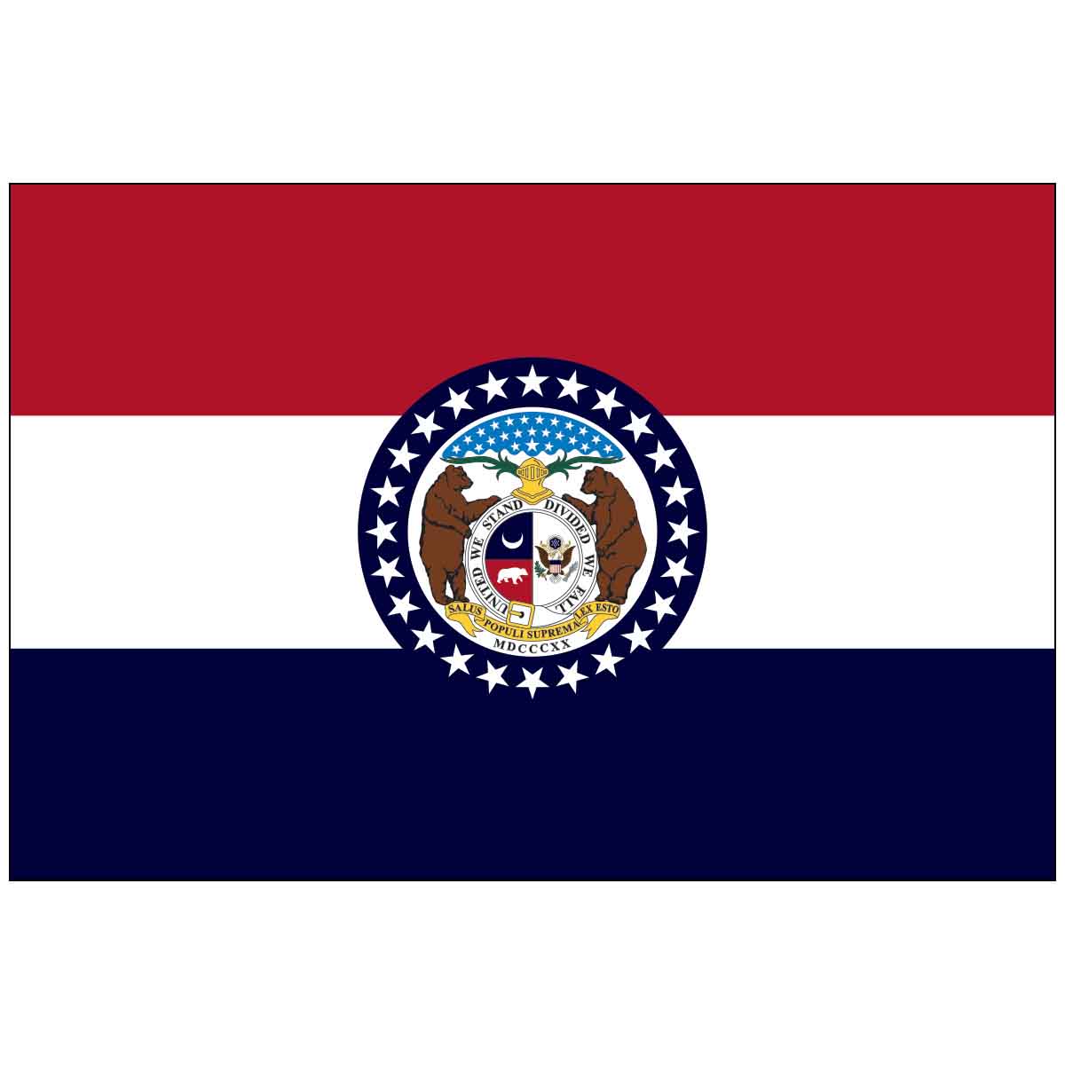 Missouri State Nylon Outdoor Flag