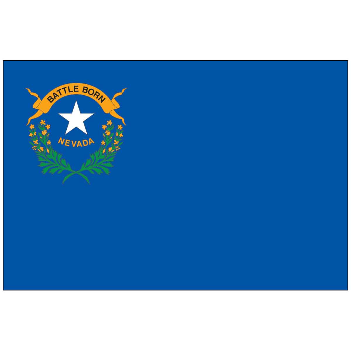 Nevada State Outdoor Flag - Nylon