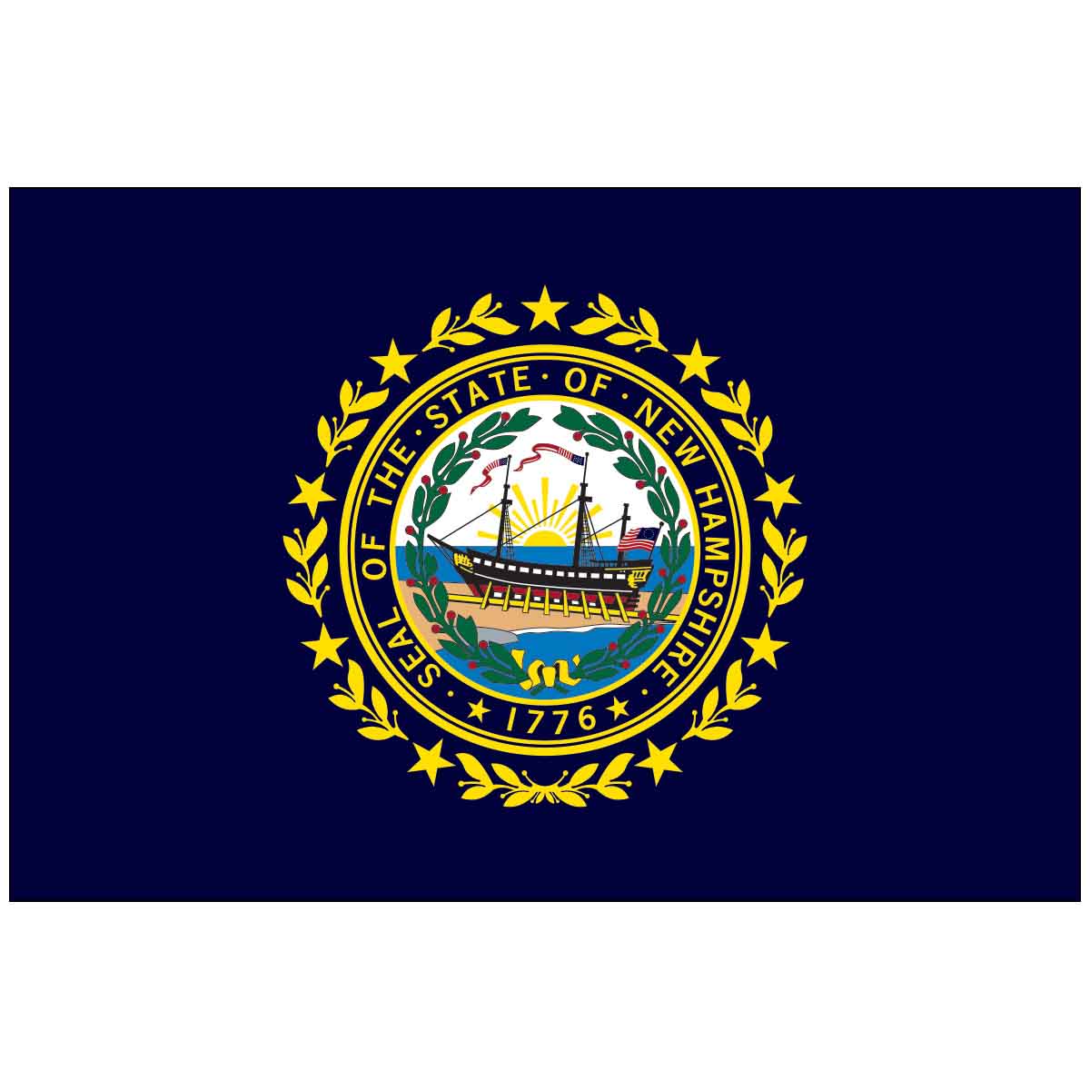 New Hampshire State Outdoor Flag - Poly-Max