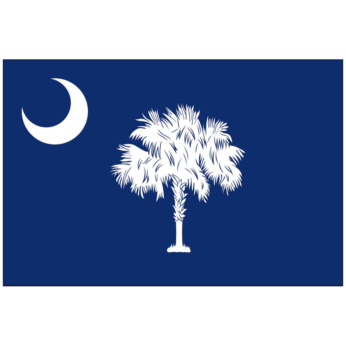 South Carolina State Outdoor Flag - Nylon