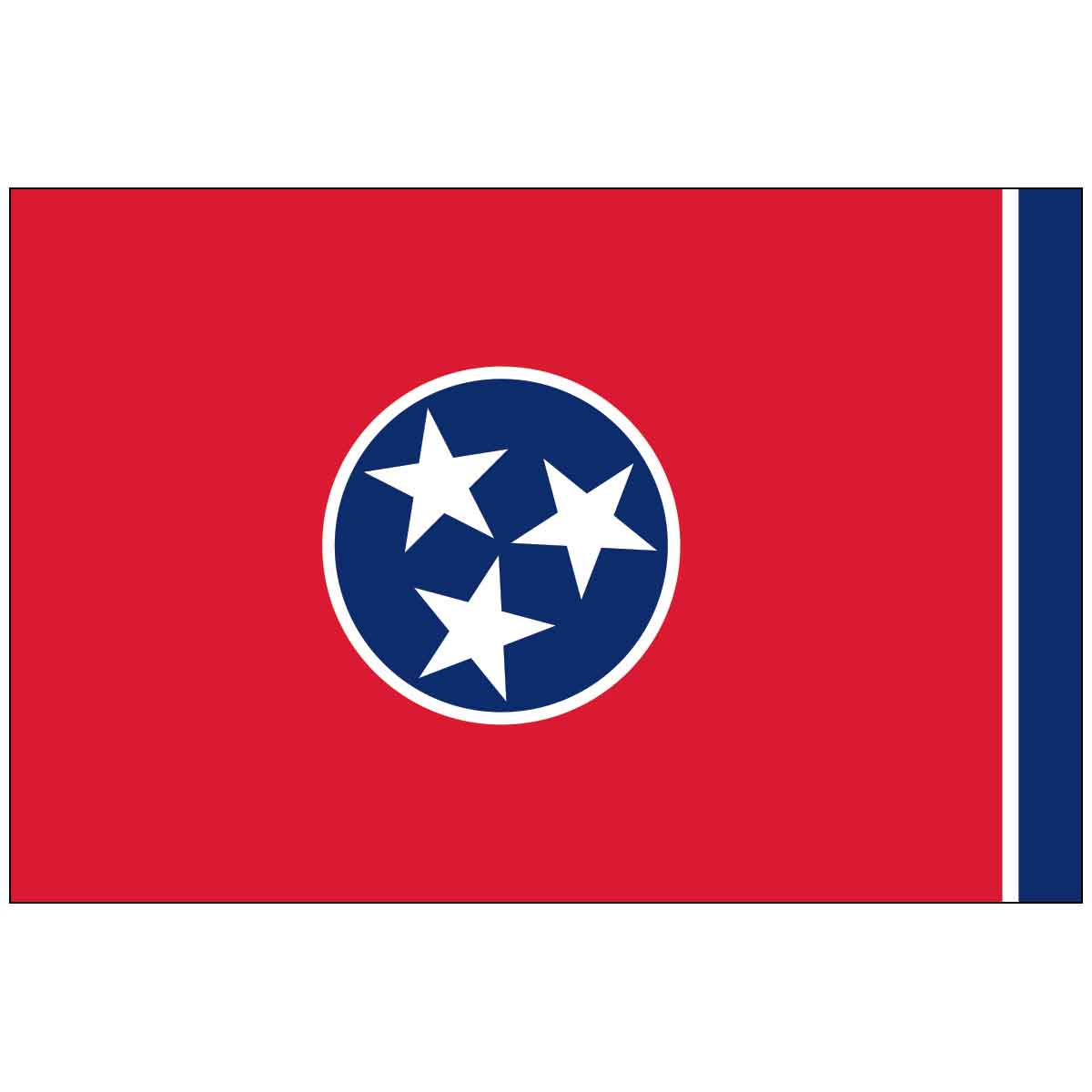Tennessee State Outdoor Flag - Poly-Max