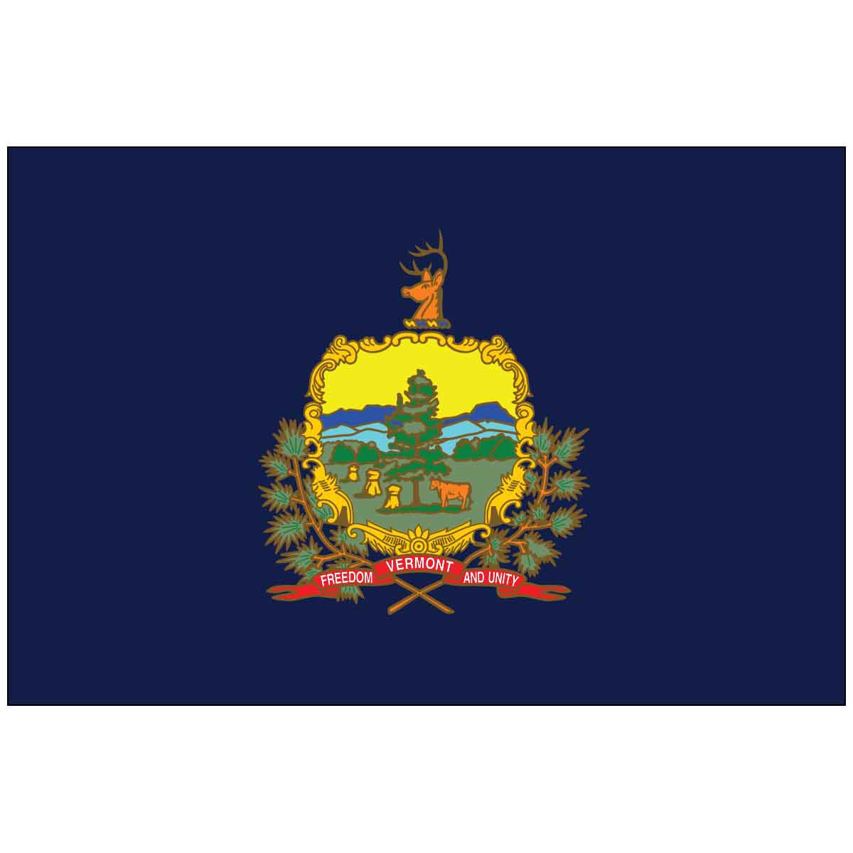 Vermont State Outdoor Flag - Nylon