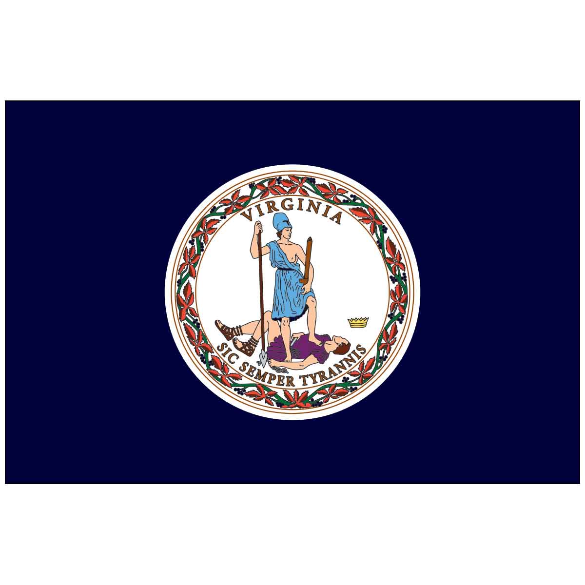 Virginia State Outdoor Flag - Poly-Max