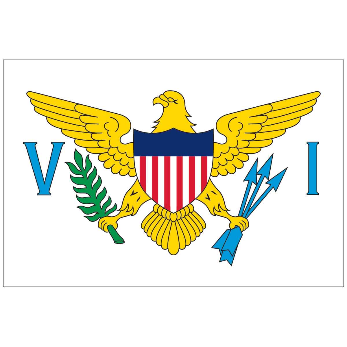Virgin Islands Territory Flags - Nylon