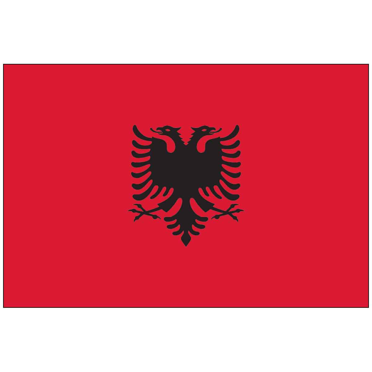 Albania (UN) World Flag