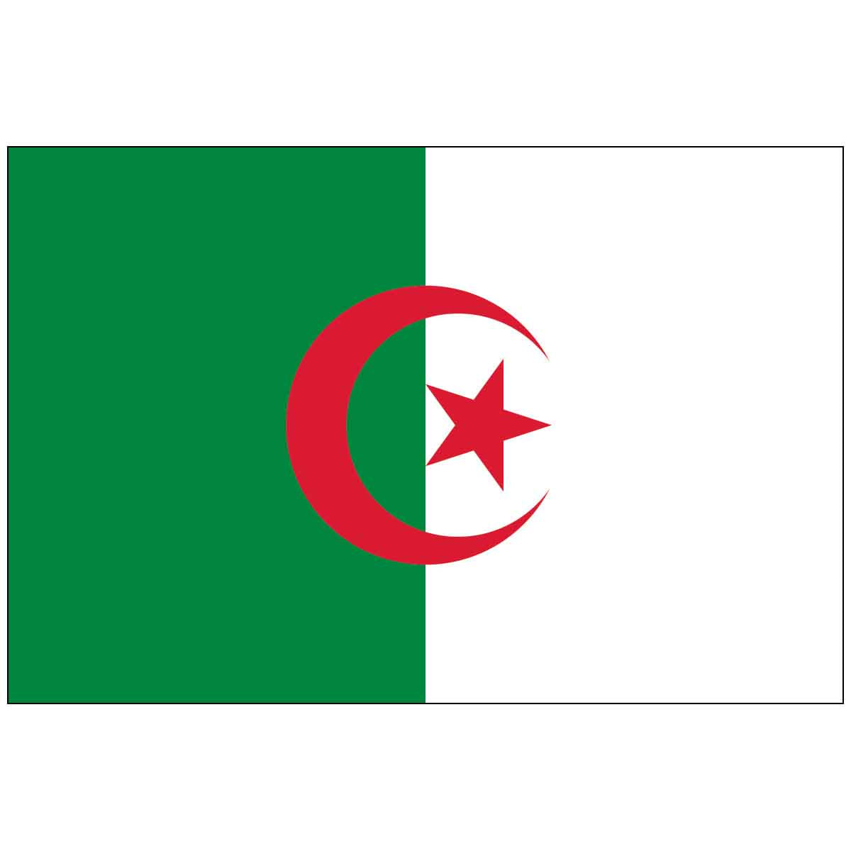Algeria (UN) World Flag